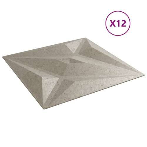 Zidni paneli 12 kom betona 50 x 50 cm XPS 3 m² uzorak zvijezde - Zvijezda boja betona 12 Cijena
