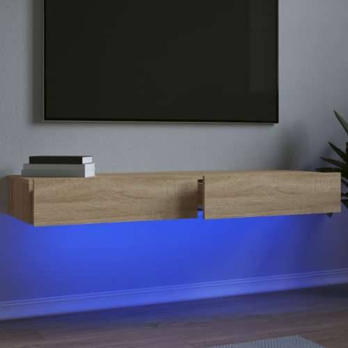 TV ormarići s LED svjetlima 2 kom boja hrasta 60 x 35 x 15,5 cm - sonoma hrast 2 60 cm Cijena