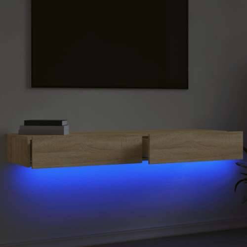 TV ormarići s LED svjetlima 2 kom boja hrasta 60 x 35 x 15,5 cm - sonoma hrast 2 60 cm Cijena