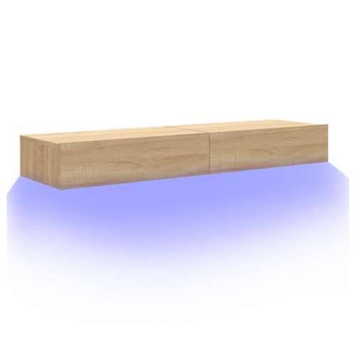 TV ormarići s LED svjetlima 2 kom boja hrasta 60 x 35 x 15,5 cm - sonoma hrast 2 60 cm Cijena