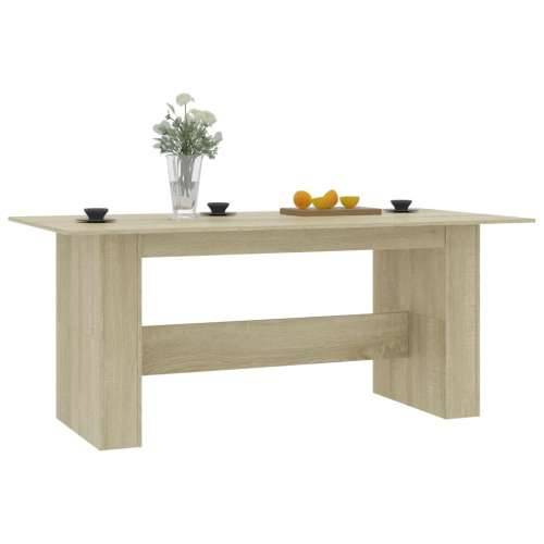 Blagovaonski stol boja hrasta 180x90x76 cm konstruirano drvo - sonoma hrast 1 Cijena