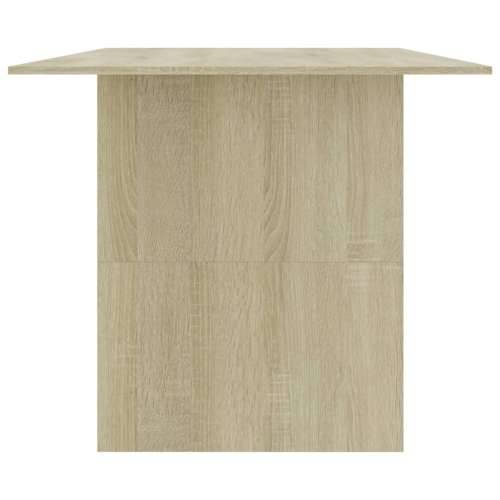 Blagovaonski stol boja hrasta 180x90x76 cm konstruirano drvo - sonoma hrast 1 Cijena