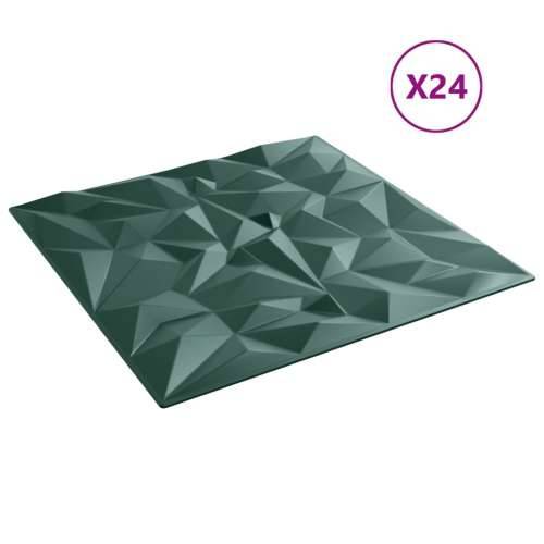 Zidni paneli 24 kom zeleni 50 x 50 cm XPS 6 m² uzorak ametista - Ametist zelena 24 Cijena
