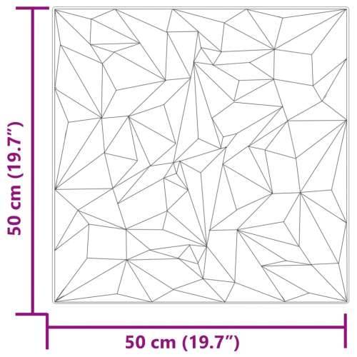 Zidni paneli 24 kom zeleni 50 x 50 cm XPS 6 m² uzorak ametista - Ametist zelena 24 Cijena