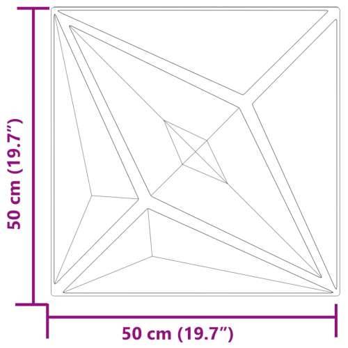 Zidni paneli 48 kom sivi 50 x 50 cm XPS 12 m² uzorak zvijezde - Sivi s zvijezdama 48 Cijena