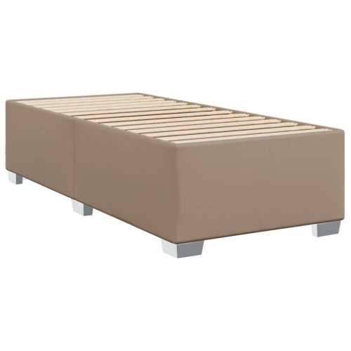 Krevet s oprugama i madrac cappuccino 80x200 cm od umjetne kože - Boja cappuccina 80 x 200 cm gumbi Cijena
