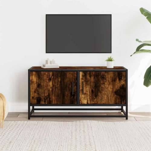 TV ormarić boja dimljenog hrasta 80x34,5x40 cm konstruirano - Dimljeni hrast 1 Cijena