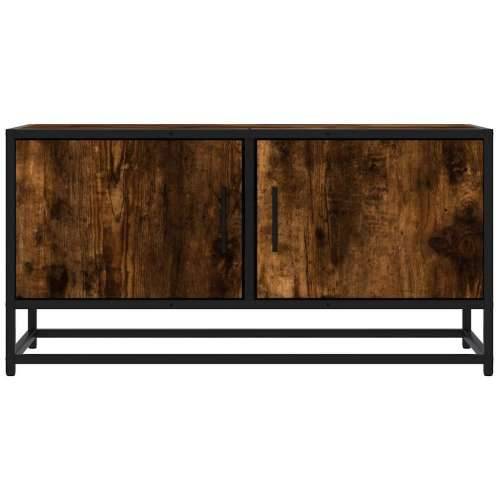TV ormarić boja dimljenog hrasta 80x34,5x40 cm konstruirano - Dimljeni hrast 1 Cijena