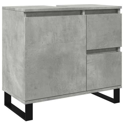 Kupaonski ormarić za Lavabo - Umivaonik boja betona 65x33x60 cm drveni Cijena