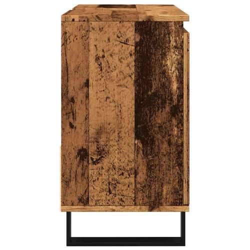 Kupaonski ormarić za Lavabo - Umivaonik boja drva 65 x 33 x 60 cm drveni - Staro drvo 1 Cijena