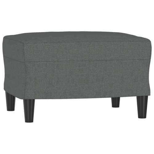 4-dijelni set sofa s jastucima tamnosivi od tkanine - Tamno siva s jastucima i tabureom Cijena