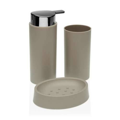 Set za Kupaonicu Versa Bež polipropilen (6,5 x 16 x 6,5 cm) Cijena