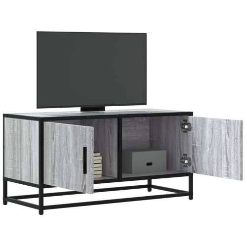 TV ormarić boja hrasta sonome 80x34,5x40 cm konstruirano drvo - Sivi hrast sonoma 1 Cijena