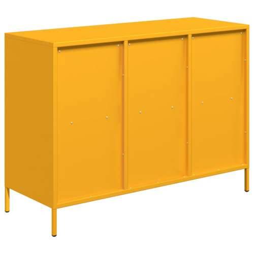 Komoda boja senfa 101,5x39x73,5 cm hladno valjani čelik - žuta boja senfa 1 101.5 cm Cijena
