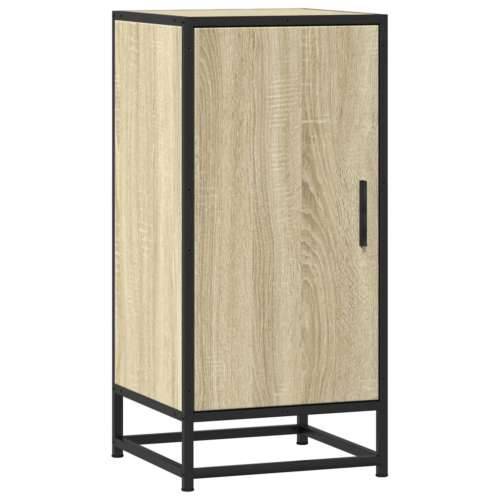 Komoda boja hrasta 35,5 x 35 x 76 cm konstruirano drvo i metal - sonoma hrast 1 Cijena