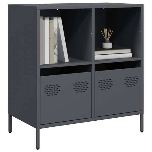 Komoda antracit 68x39x73,5 cm od hladno valjanog čelika - Antracit 1 68 cm Cijena