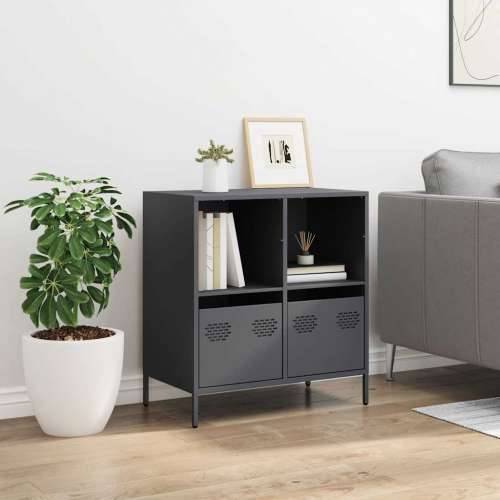 Komoda antracit 68x39x73,5 cm od hladno valjanog čelika - Antracit 1 68 cm Cijena