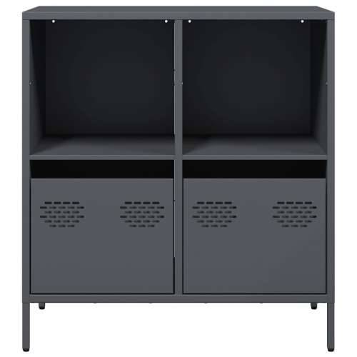 Komoda antracit 68x39x73,5 cm od hladno valjanog čelika - Antracit 1 68 cm Cijena
