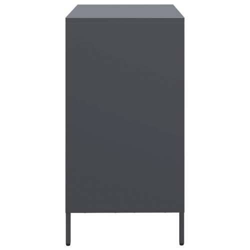 Komoda antracit 68x39x73,5 cm od hladno valjanog čelika - Antracit 1 68 cm Cijena