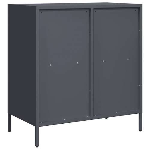 Komoda antracit 68x39x73,5 cm od hladno valjanog čelika - Antracit 1 68 cm Cijena