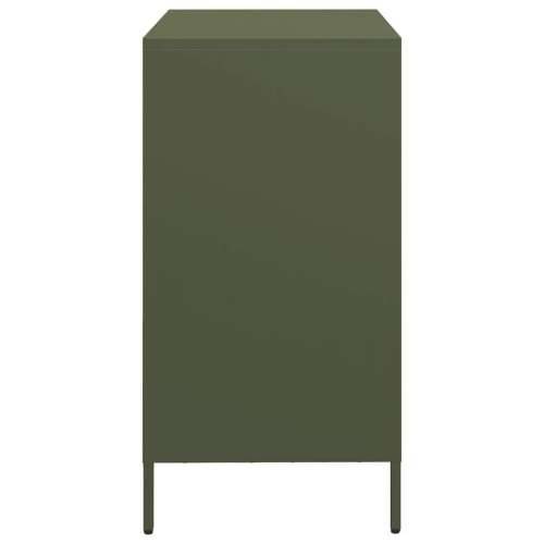 Komoda maslinastozelena 68x39x73,5 cm hladno valjani čelik - Maslinovo zelena 1 68 cm Cijena