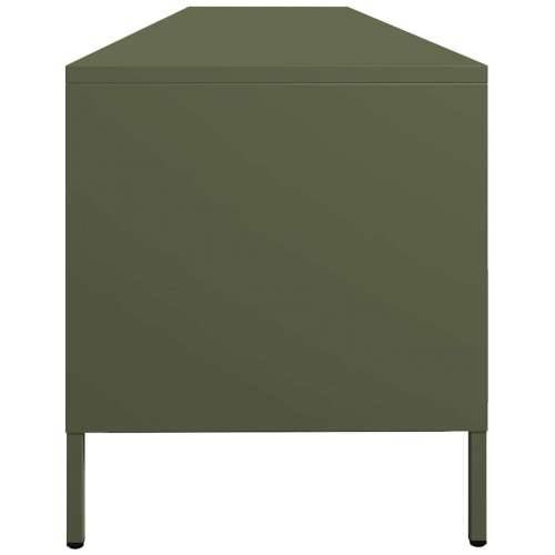 TV ormarić maslinastozeleni 202x39x43,5 cm čelični - Maslinovo zelena 1 202 cm Cijena
