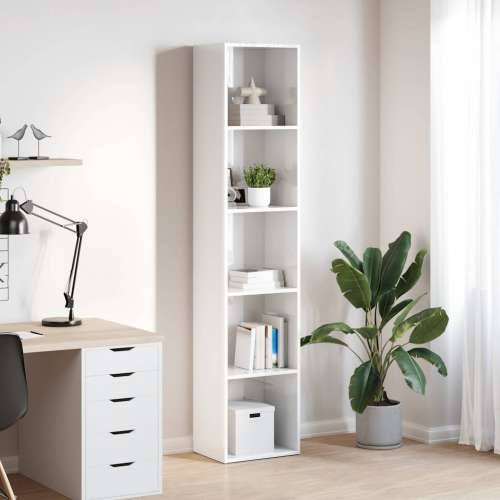 Regal za knjige sjajni bijeli 40x30x189 cm konstruirano drvo - Visoko sjajno bijela 1 189 cm 40 cm Cijena