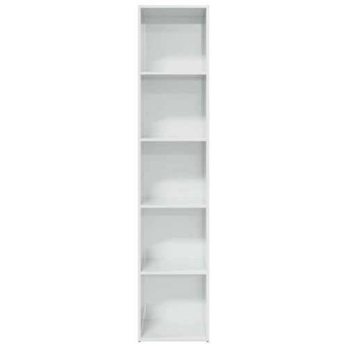 Regal za knjige sjajni bijeli 40x30x189 cm konstruirano drvo - Visoko sjajno bijela 1 189 cm 40 cm Cijena