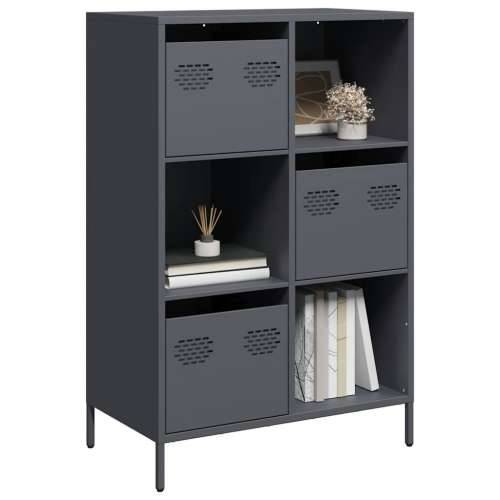 Visoka komoda antracit 68x39x103,5 cm od čelika - Antracit 1 Cijena