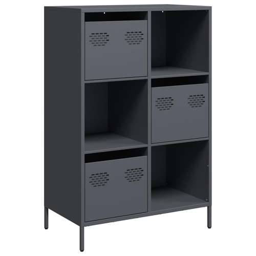 Visoka komoda antracit 68x39x103,5 cm od čelika - Antracit 1 Cijena