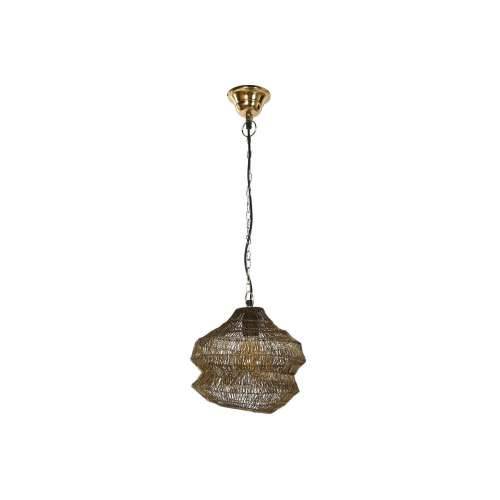 Stropna svjetiljka Home ESPRIT zlatan Metal Željezo 50 W 26 x 26 x 24 cm Cijena