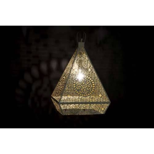 Stropna svjetiljka Home ESPRIT Bijela zlatan Metal 25 W 29 x 26 x 40 cm Cijena