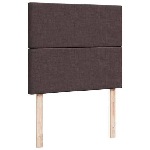 Krevet box spring s madracem tamnosmeđi 120 x 190 cm od tkanine - Tamno smeđa 120 x 190 cm Gladak dizajn Cijena
