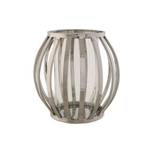 Svijećnjak Home ESPRIT Srebrna Kristal Čelik 19 x 19 x 19 cm Cijena