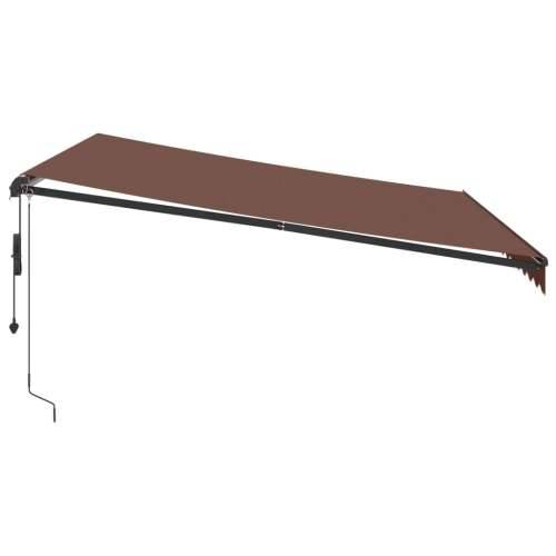 Tenda na automatsko uvlačenje smeđa 400 x 350 cm - Smeđa 400 x 350 cm 1 Cijena