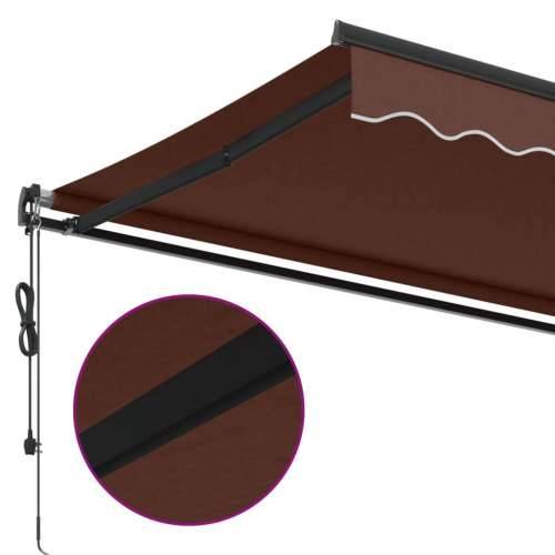 Tenda na automatsko uvlačenje smeđa 400 x 350 cm - Smeđa 400 x 350 cm 1 Cijena