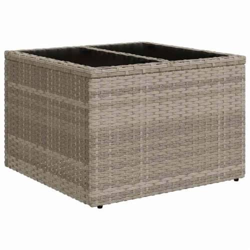 Vrtna garnitura - 9-dijelni set vrtnih sofa od poliratana s jastucima svjetlosivi - Svjetlosiva 1 Cijena