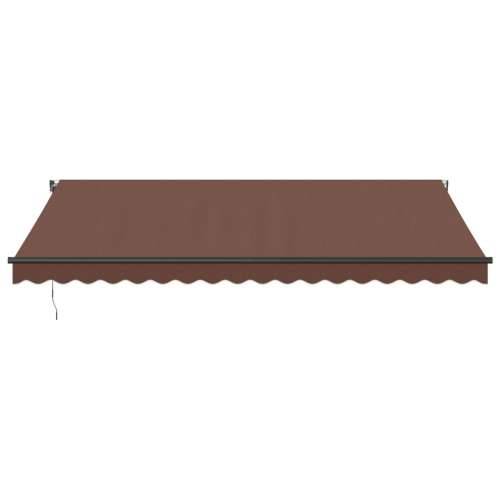 Tenda na automatsko uvlačenje smeđa 450 x 350 cm - Smeđa 450 x 350 cm 1 Cijena