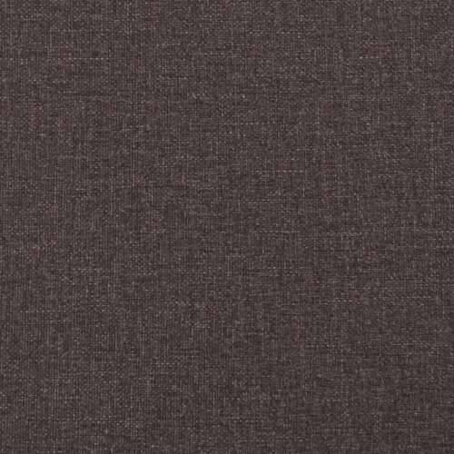 Krevet box spring s madracem tamnosmeđi 120 x 190 cm od tkanine - Tamno smeđa 120 x 190 cm Blok s kvadratima Cijena
