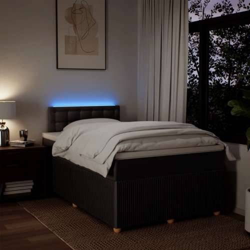 Krevet box spring s madracem tamnosmeđi 120 x 190 cm od tkanine - Tamno smeđa 120 x 190 cm gumbi Cijena
