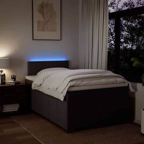 Krevet box spring s madracem tamnosmeđi 120 x 190 cm od tkanine - Tamno smeđa 120 x 190 cm Gladak dizajn Cijena