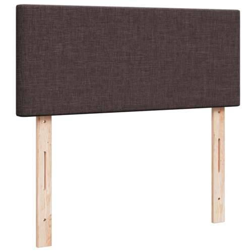 Krevet box spring s madracem tamnosmeđi 120 x 190 cm od tkanine - Tamno smeđa 120 x 190 cm Gladak dizajn Cijena