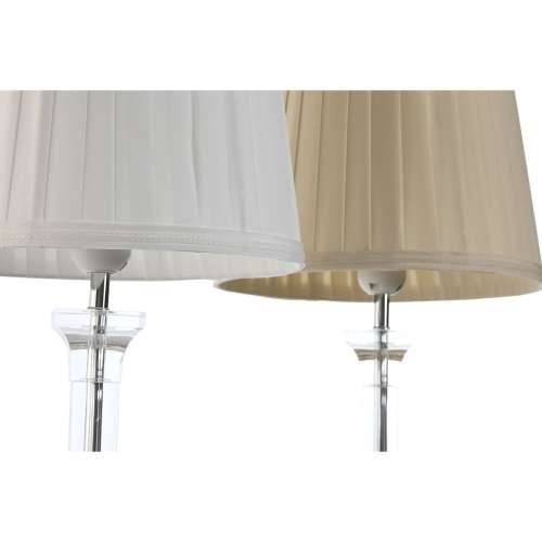 Stolna svjetiljka Home ESPRIT Bijela Bež Metal 60 W 220 V 25 x 25 x 50 cm (2 kom.) Cijena