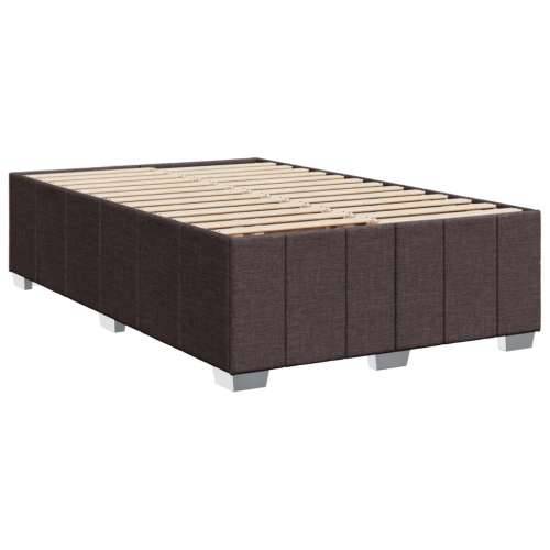 Krevet box spring s madracem tamnosmeđi 120 x 190 cm od tkanine - Tamno smeđa 120 x 190 cm Cijena
