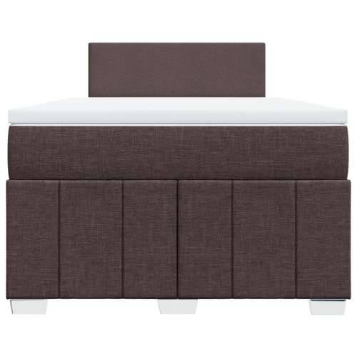 Krevet box spring s madracem tamnosmeđi 120 x 190 cm od tkanine - Tamno smeđa 120 x 190 cm Gladak dizajn Cijena