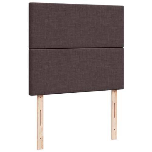 Krevet box spring s madracem tamnosmeđi 120 x 190 cm od tkanine - Tamno smeđa 120 x 190 cm Gladak dizajn Cijena