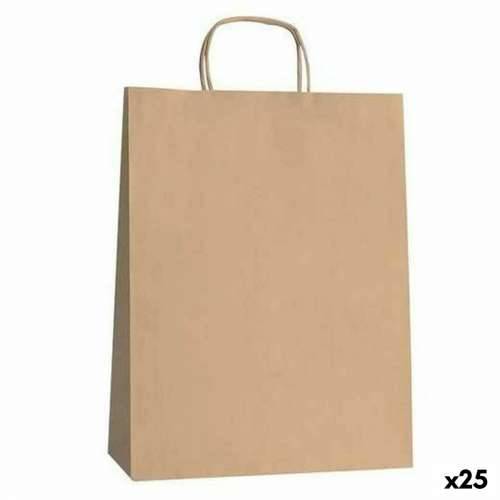 Papirnata Vrećica Fama Smeđa S ručkama 125 g/m² 26 x 10 x 35 cm (25 kom.) Cijena