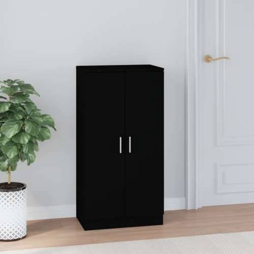Ormarić za cipele crni 55 x 35 x 108 cm od konstruiranog drva - Crna 1 Cijena