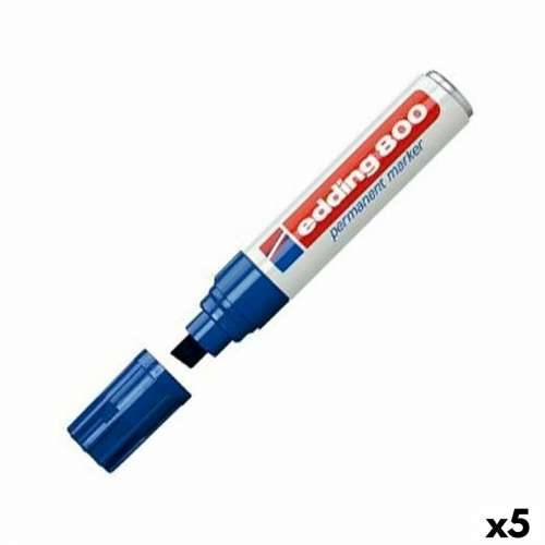 Trajni marker Edding 800 Plava (5 kom.) Cijena