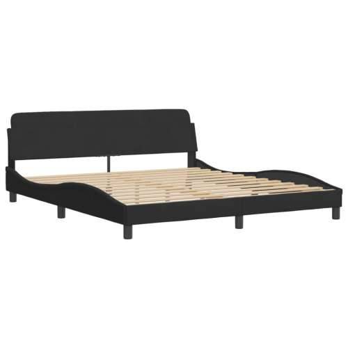 Krevet s madracem crni 180x200 cm baršunasti - Crna 180 x 200 cm Cijena